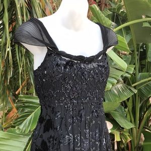 Komarov burnout velvet sheet slip dress